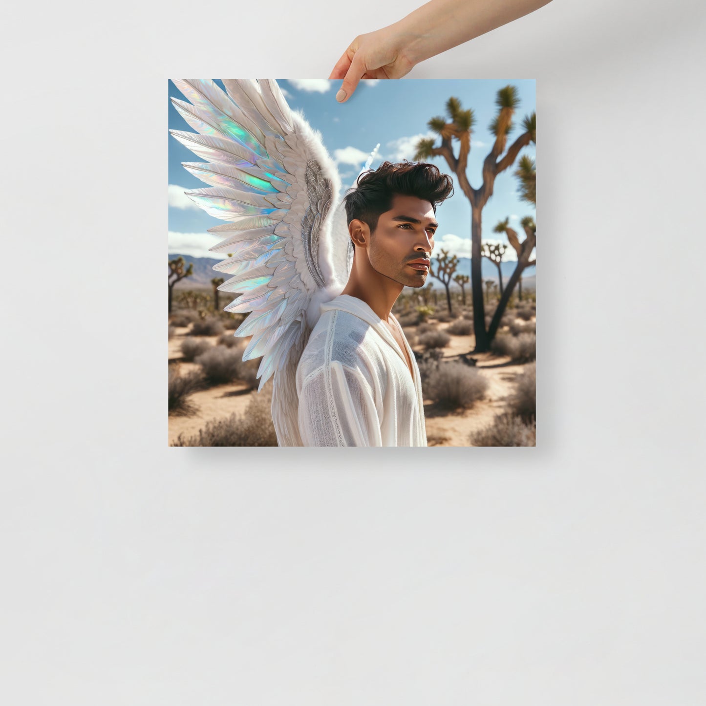 Desert's Heavenly Angel - Art Print