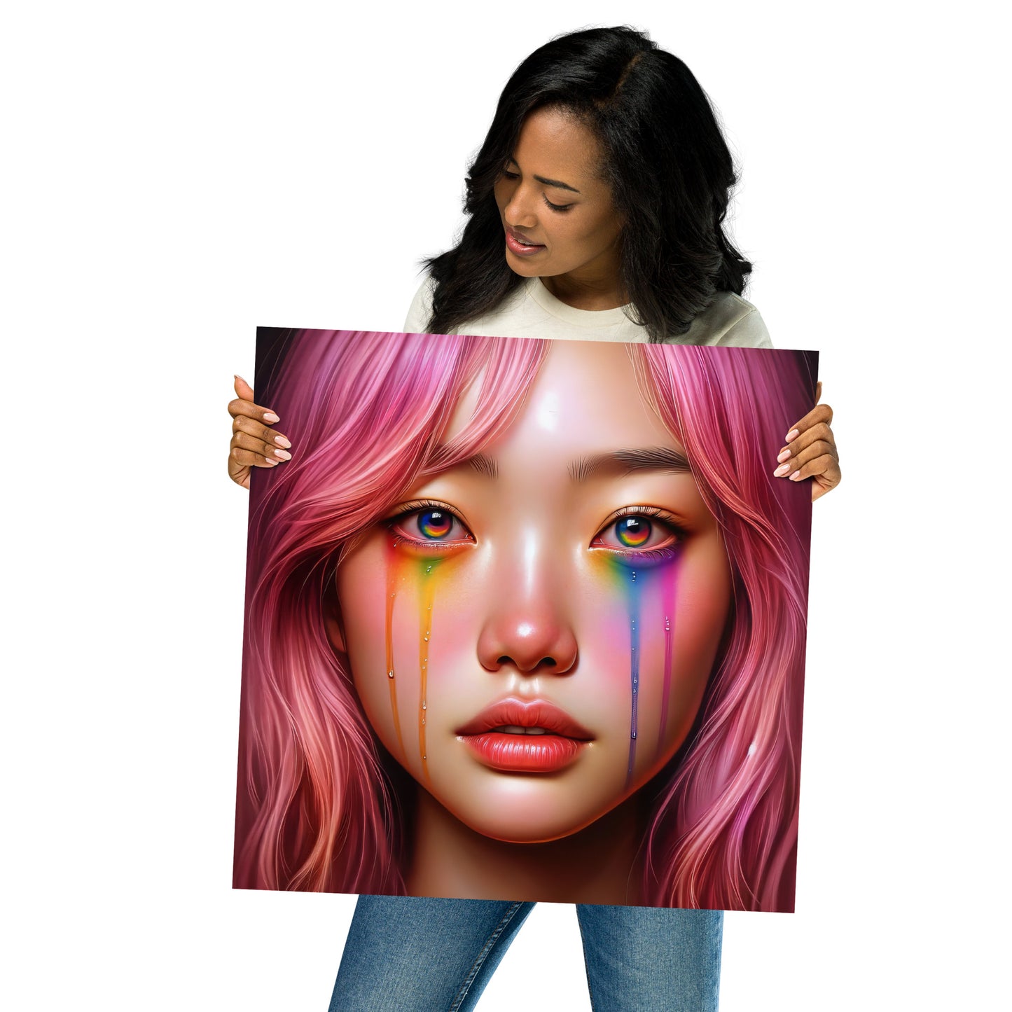 Rainbow Tears - Art Print