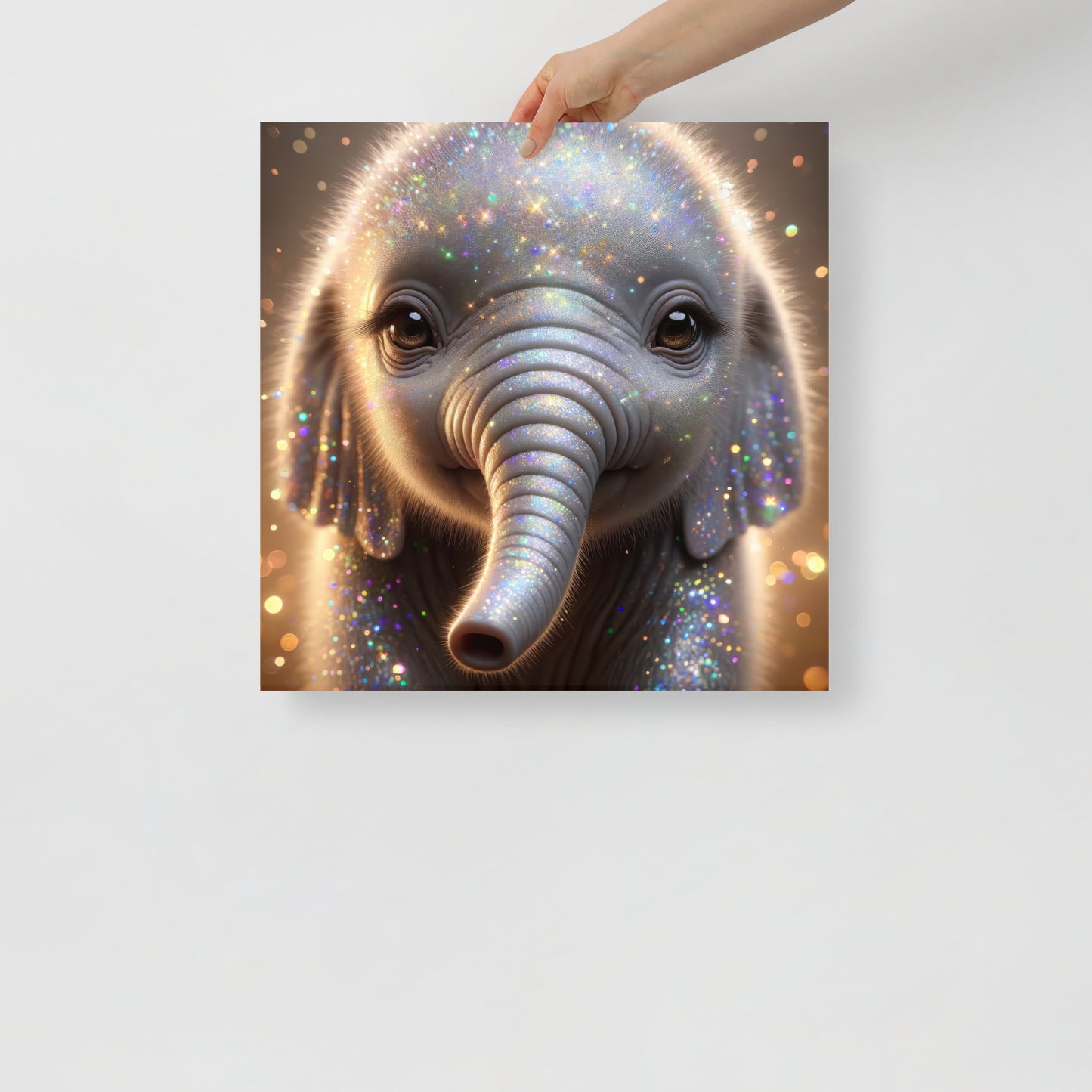 Bedazzled Baby Elephant - Art Print