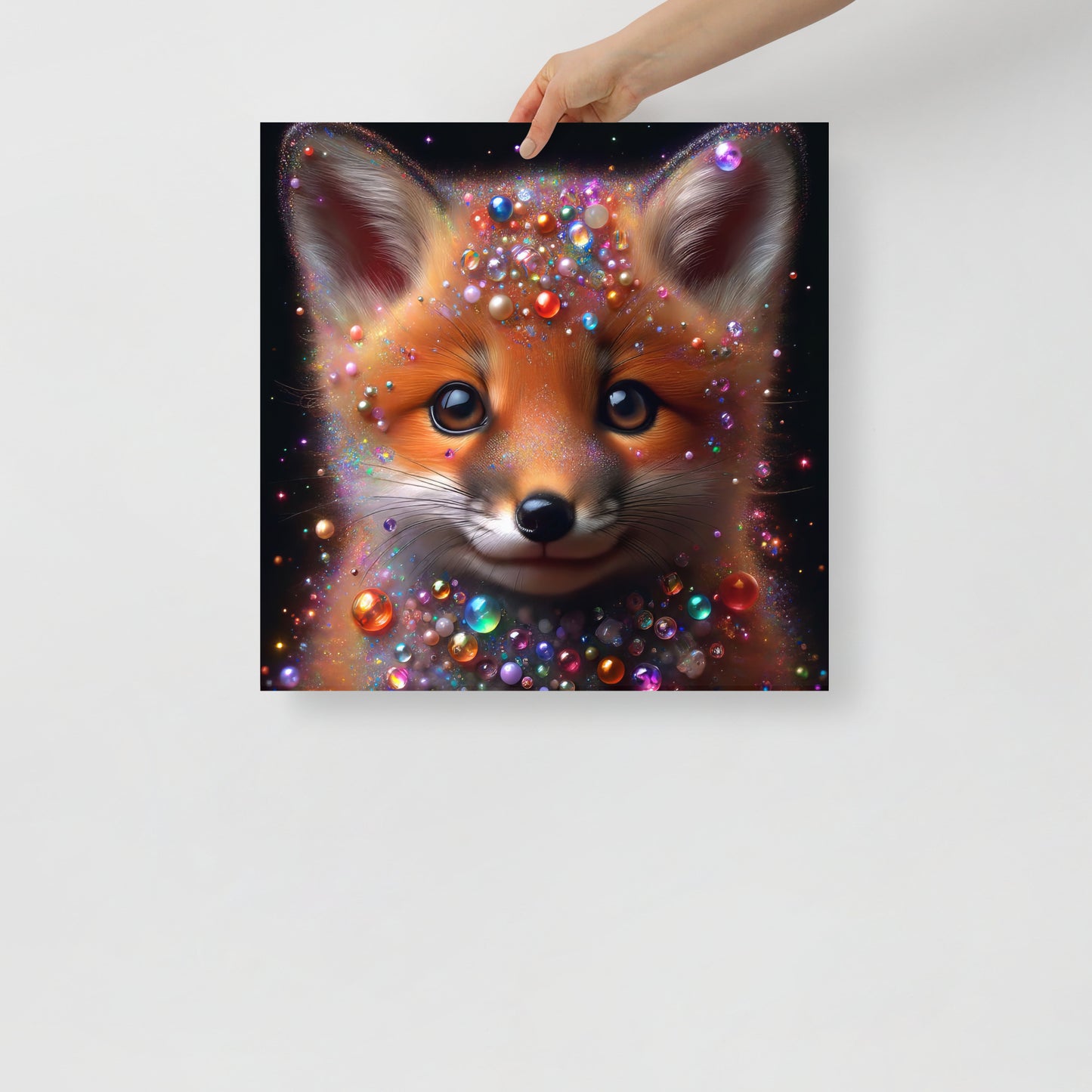 Bedazzled Baby Fox - Art Print