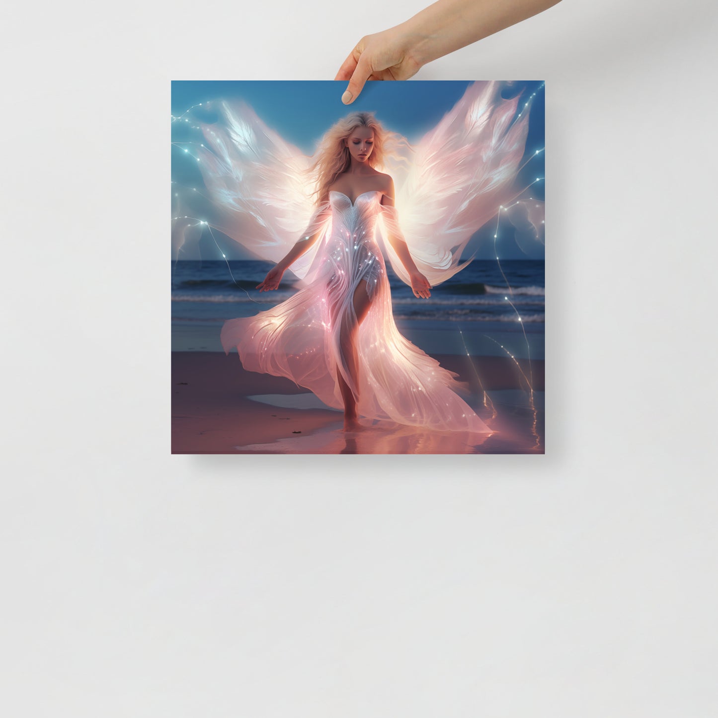 Pink Ethereal Angel - Art Print