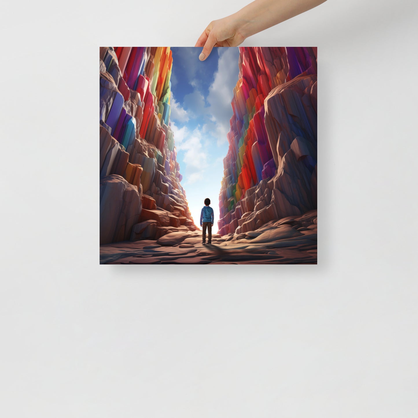 Colossal Colorful Cliffs - Art Print