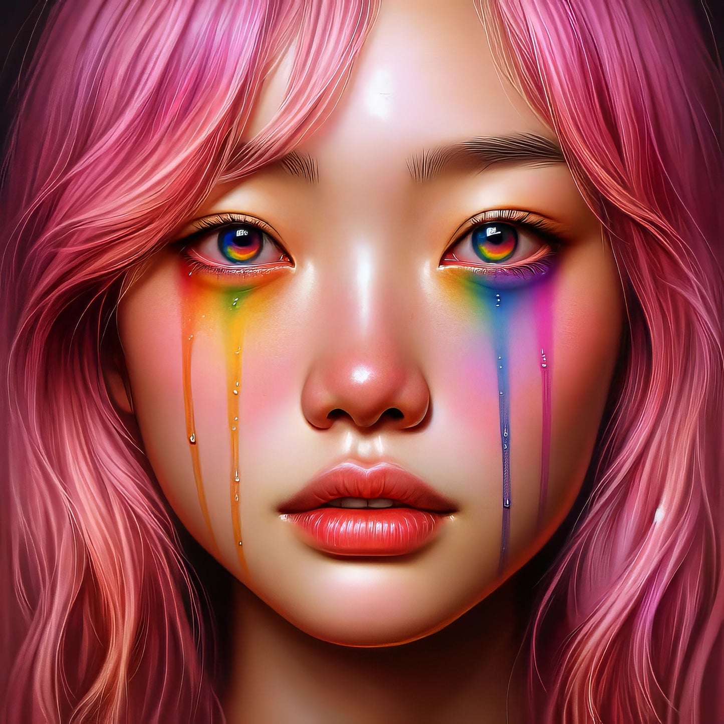 Rainbow Tears - Art Print
